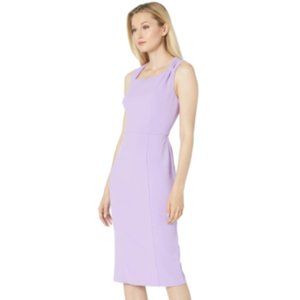 Donna Morgan Lavender Purple Midi Dress